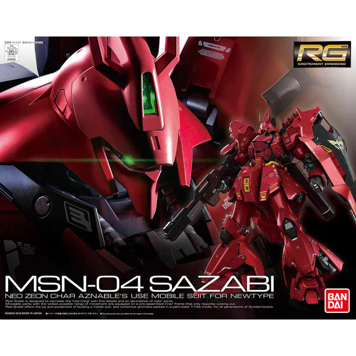 GUNDAM - RG 1/144 MSN-04 Sazabi