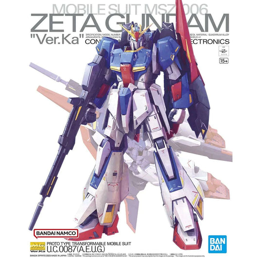 GUNDAM - MG 1/100 ZETA Gundam Ver.Ka | BANDAI