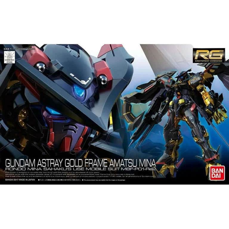 GUNDAM - RG 1/144 Gundam Astray Goldframe Amatsu Mina | BANDAI