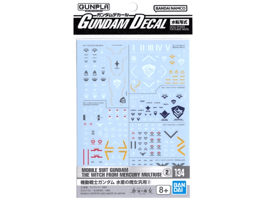 GUNDAM - DECAL 134 - THE WITCH FROM MERCURY | BANDAI