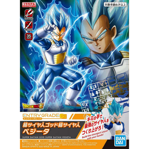 DRAGON BALL - Entry Grade Super Saiyan God Vegeta | BANDAI