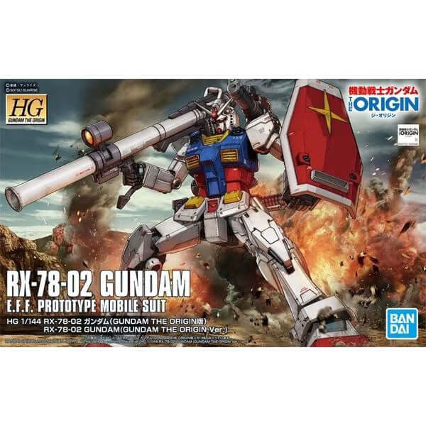 GUNDAM - HG 1/144 RX-78-2 Gundam 'The Origin Version' | BANDAI