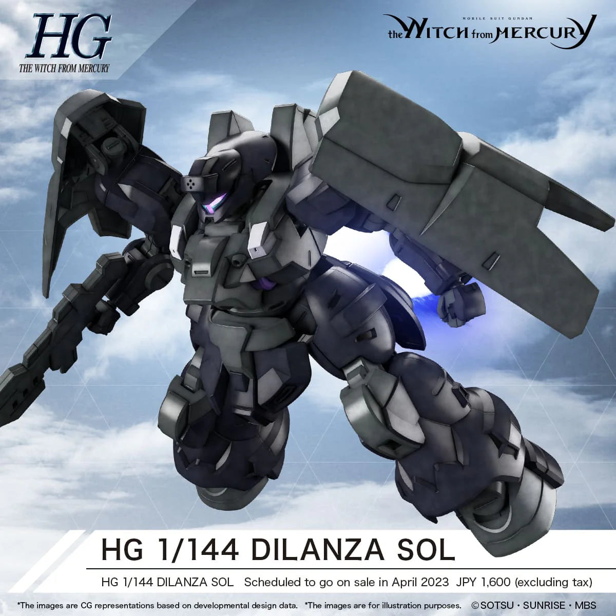 GUNDAM - HG 1/144 Gundam Dilanza Sol